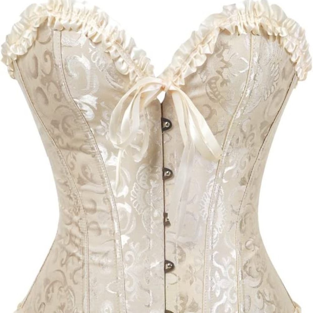 Lace up Back Sexy Floral Corset